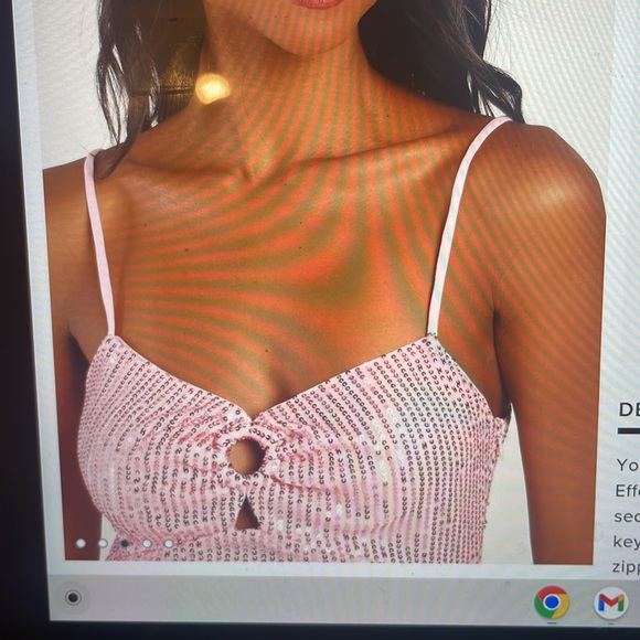 Lulus Aura pink sequin bodycon mini dress - Picture 3 of 5